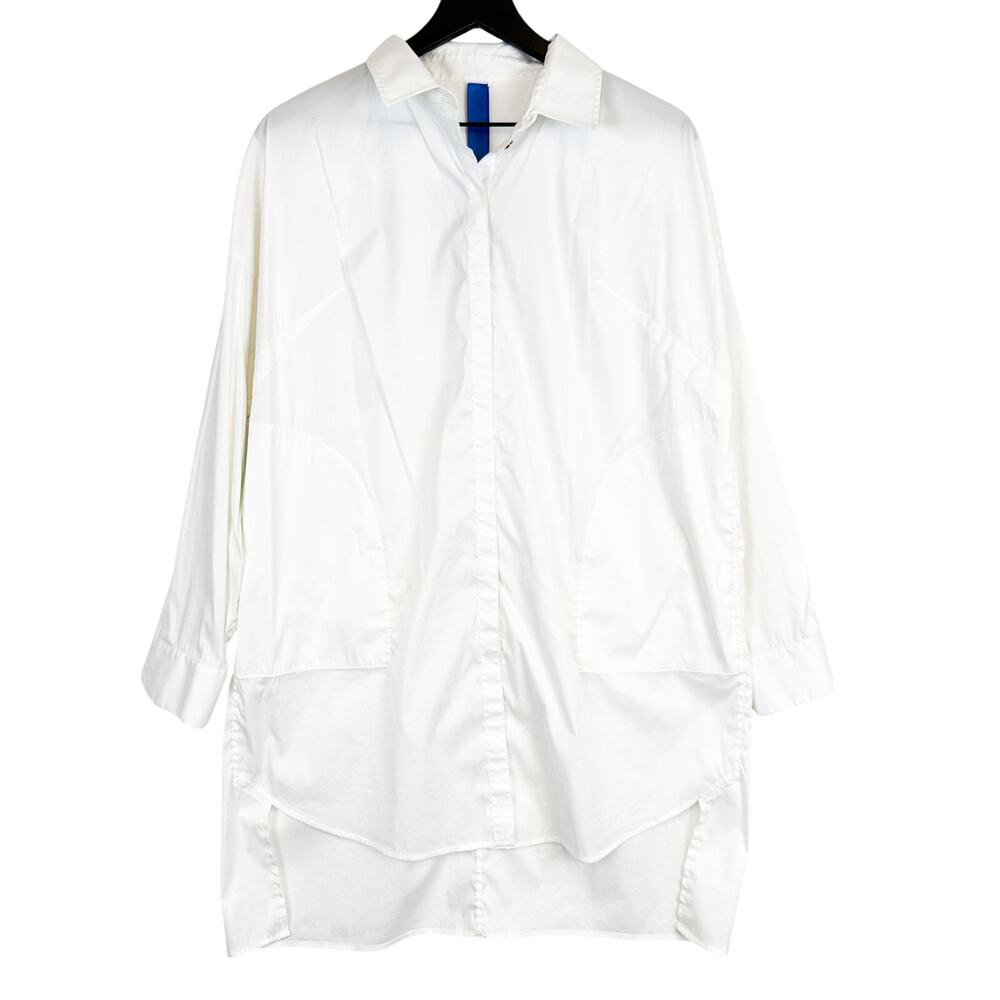 Kit and Ace Shirt Dress Button Up White - 6